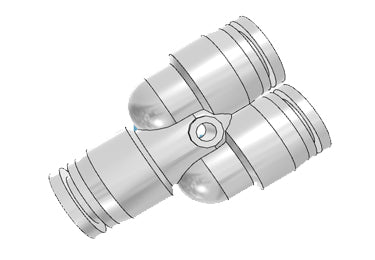 AIRTAC PYW6-4 Push-in Union Y Fitting 6mm G1/4"