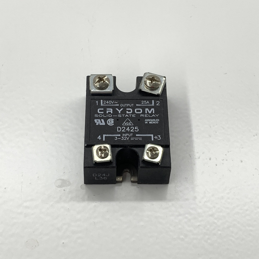 CRYDOM D2425 Solid State Relays - Industrial Mount 25A 240VAC DC