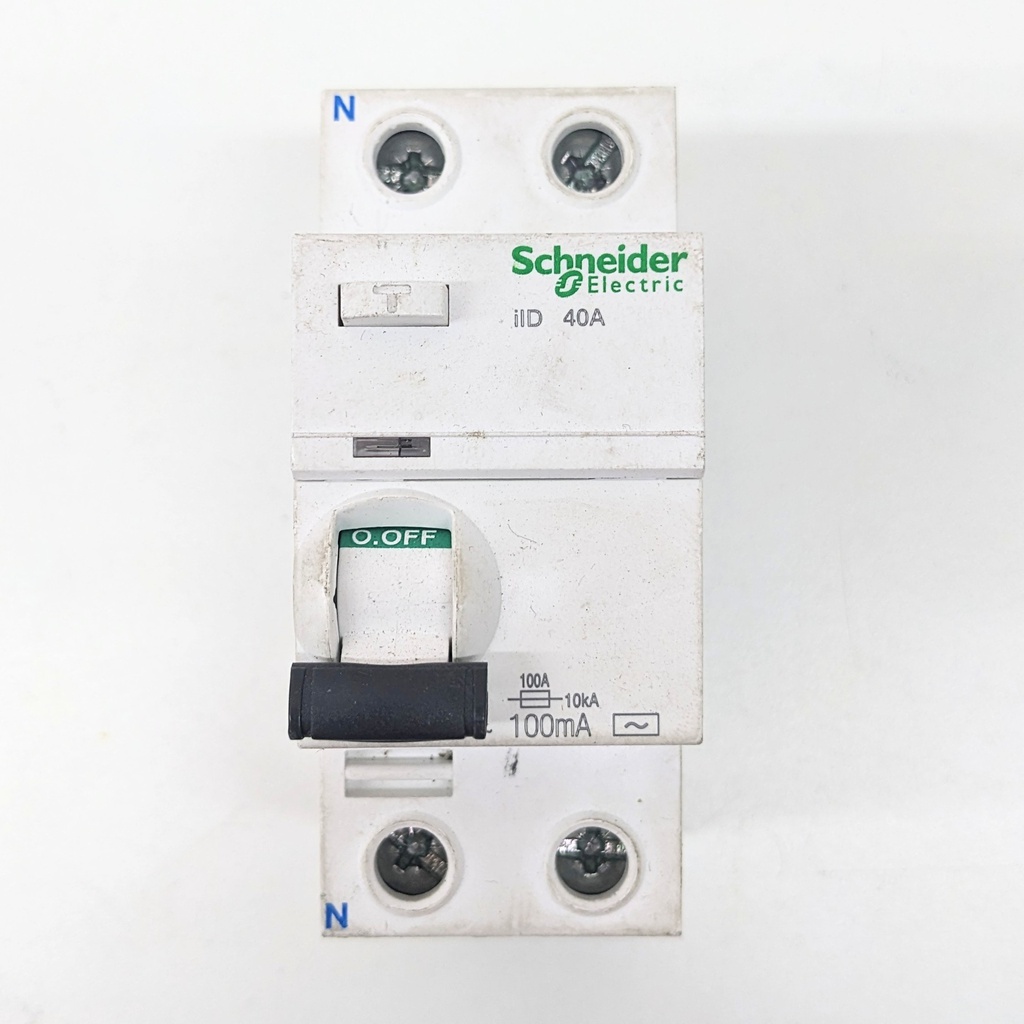 SCHNEIDER A9R12240 2P Acti 9 iID - RCCB - 2P - 40A - 100mA - type AC