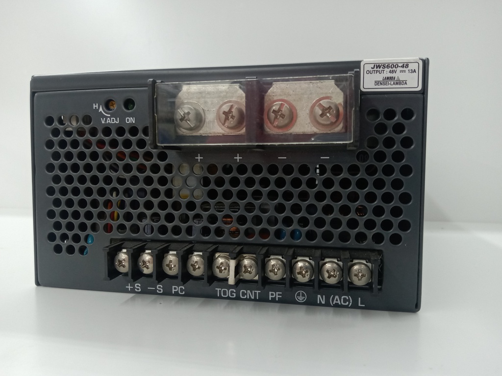 LAMDA JWS600-48 (I/P: AC100~240V  O/P: DC48V/13A) POWER SUPPLY