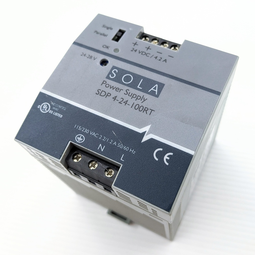 SOLAHD SDP-4-24-100RT AC-DC CONVERTER, DIN RAIL