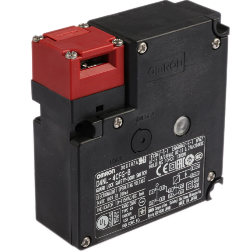 OMRON D4NL-4CFG-B Guard lock safety-door switch, D4NL, M20, 2NC + 1NC/1NO