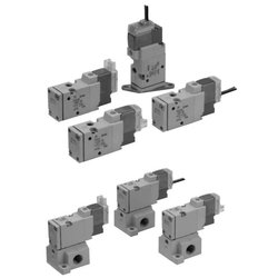 SMC SYJ512-5LZD-M5 5/2-Way Double Solenoid Valve