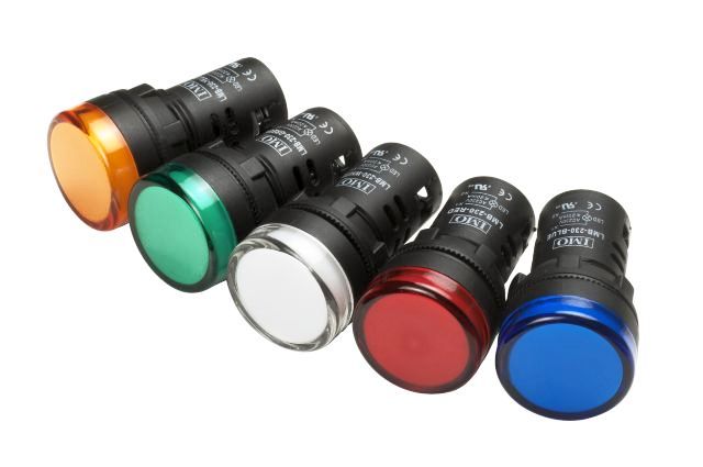 INDUSMART JL505 Pilot Lamp 12VDC Yellow