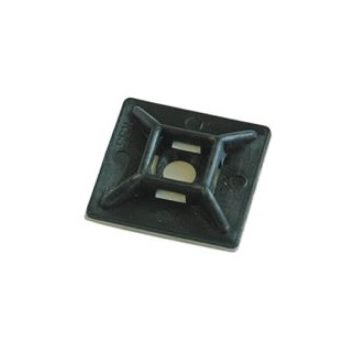 [SET] [10PCS/PACK] INDUSMART CableTieBase-30x30mm-Black-INDUSMART-10PCSPERPACK Cable Tie Base