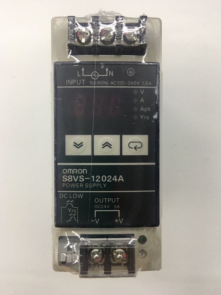 OMRON S8VS-12024A POWER SUPPLY (DC24V / 5A)