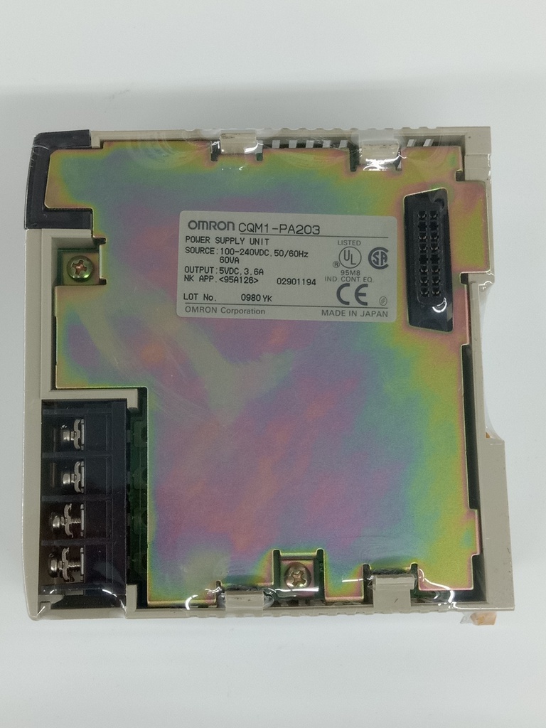OMRON CQM1-PA203 (IN:100~240V/OUT:5VDC) POWER SUPPLY UNIT