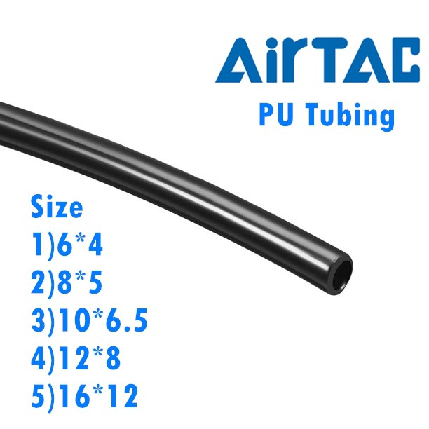 AIRTAC US98A080050100MC-100M/Roll  PU Hose 8X5mm Clarity