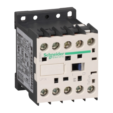 SCHNEIDER ELECTRIC LP1K0910BD Contactor 3P ,AC-3, <= 440V, 9A , 1 NO aux, 24V DC