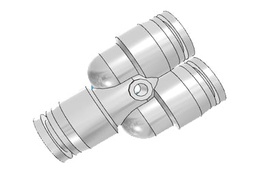 [PYW6-4AIR] AIRTAC PYW6-4 Push-in Union Y Fitting 6mm G1/4"