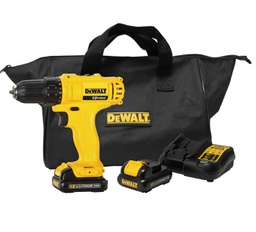 [DCD700C2-XDDEW] DEWALT DCD700C2-XD 10.8V LI-ION 10MM COMPACT DRILL DRIVER (1500RPM)